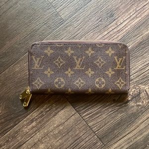 Inspired monogram wallet